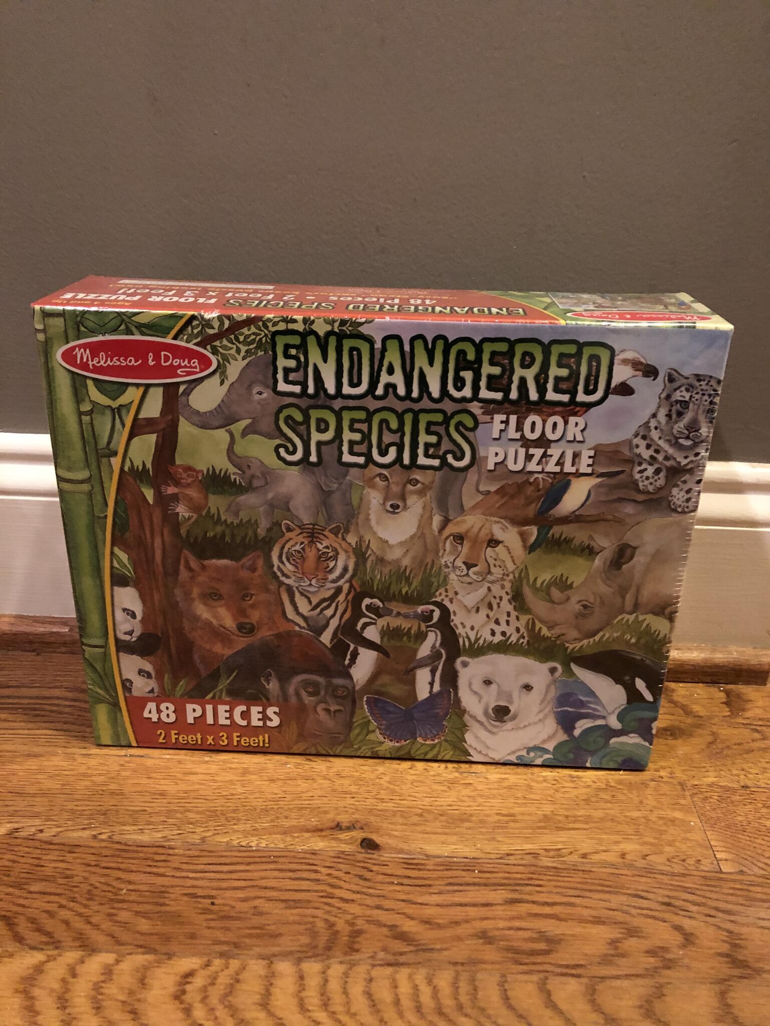 melissa and doug endangered species puzzle