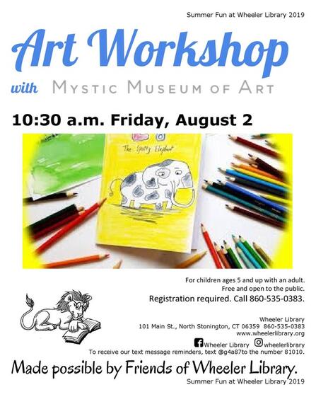 Aug 2 Art Workshop Nextdoor