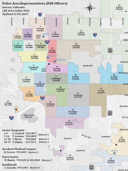 Updated PAR Officer Map (Aurora Police Department) — Nextdoor — Nextdoor