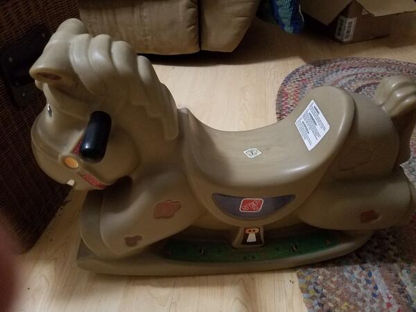 step2 patches the rocking horse