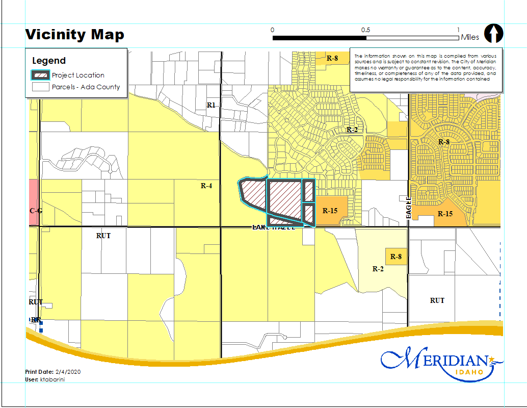 City of Meridian Public Hearing Notice for Lavender Heights Subdivision ...