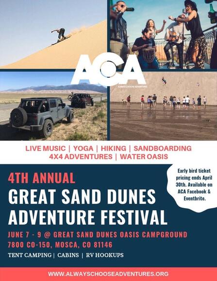 Jun 7 4th Annual Sand Dunes Adventure Festival Nextdoor