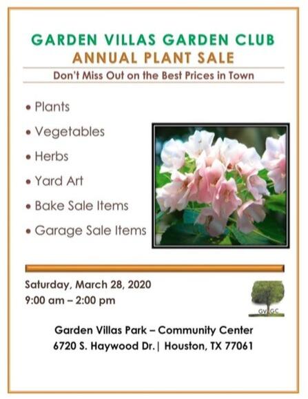 Mar 28 Garden Villas Garden Club Plant Sale Nextdoor