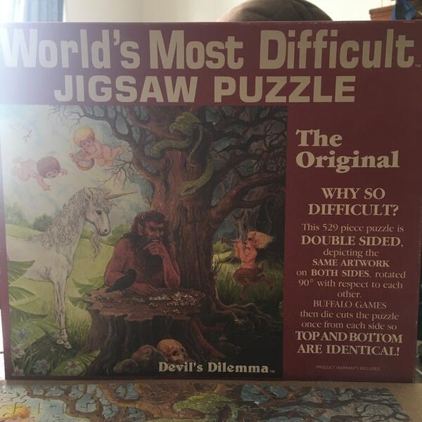 The World S Most Difficult Jigsaw Puzzle Devil S Dilemma For 5 In Portl Or Finds Nextdoor