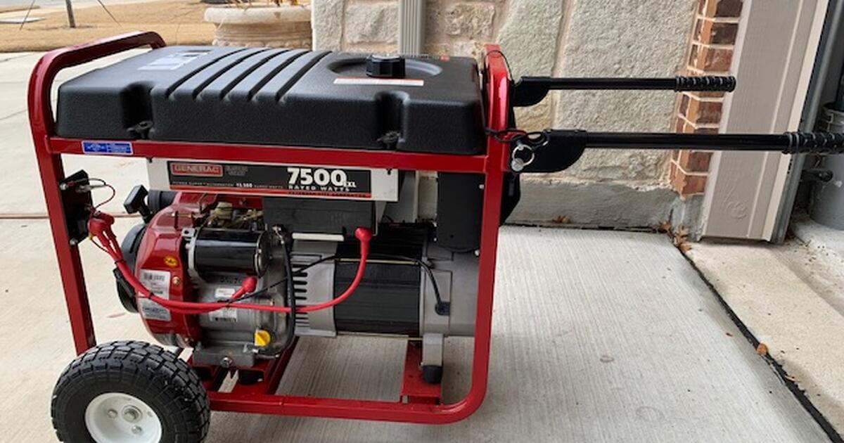 $675 · Generac 7500 EXL portable generator — Nextdoor