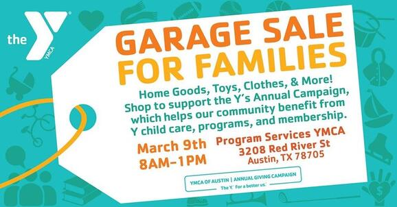 Mar 9 Ymca Garage Sale For Families Nextdoor