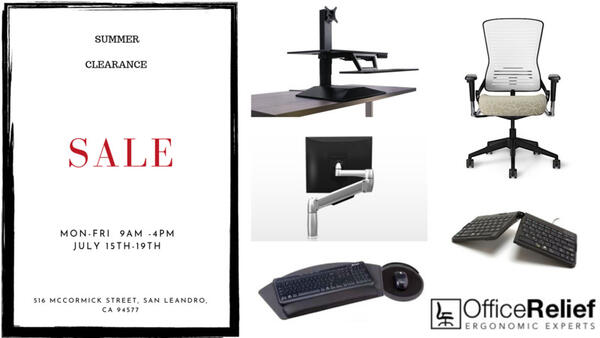 Jul 15 Office Relief Clearance Sale Ergonomic Furniture And