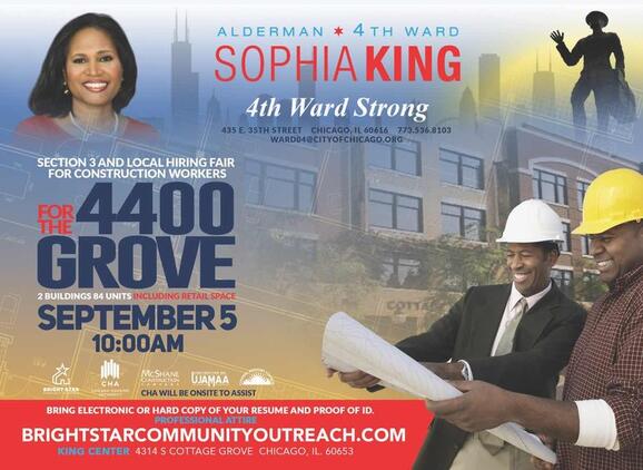 Sep 5 4400 Grove Redevelopment Hiring Event For Construction