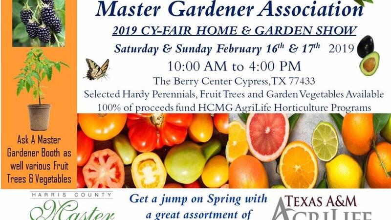 Feb 16 Harris County Master Gardner Plant Sale At 2019 Cy Fair