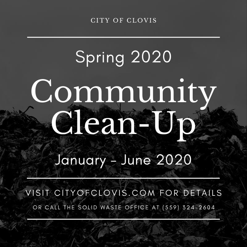 Spring 2020 Community Clean-Up (City of Clovis) — Nextdoor — Nextdoor