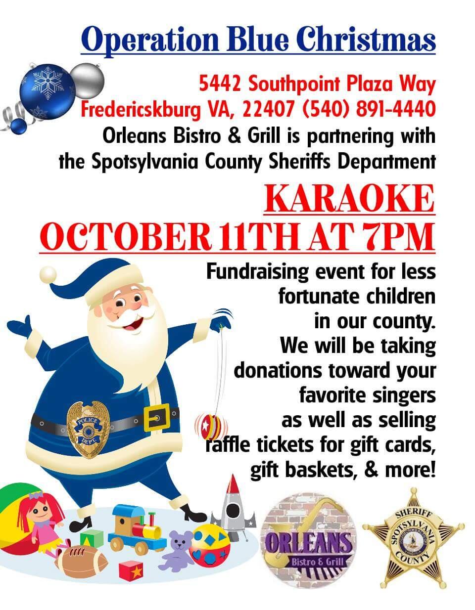 karaoke night in support of operation blue christmas spotsylvania sheriffs office nextdoor - Blue Christmas Karaoke karaoke night in support of operation blue christmas spotsylvania sheriffs office nextdoor - Blue Christmas Karaoke