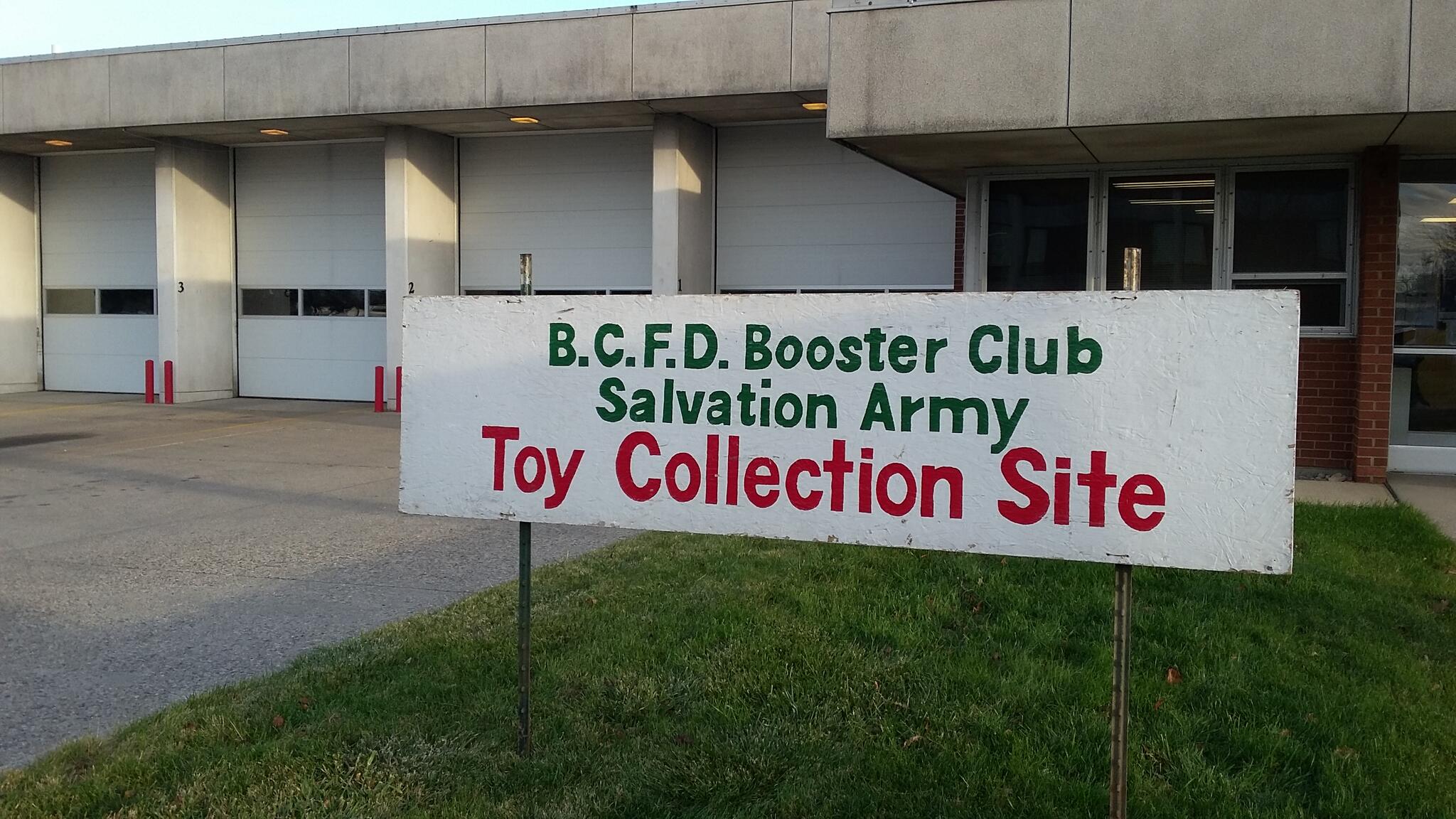 Fire Department collects toys for Salvation Army (City of Battle Creek