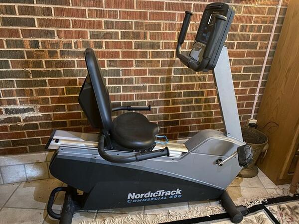 nordictrack commercial 400 recumbent bike