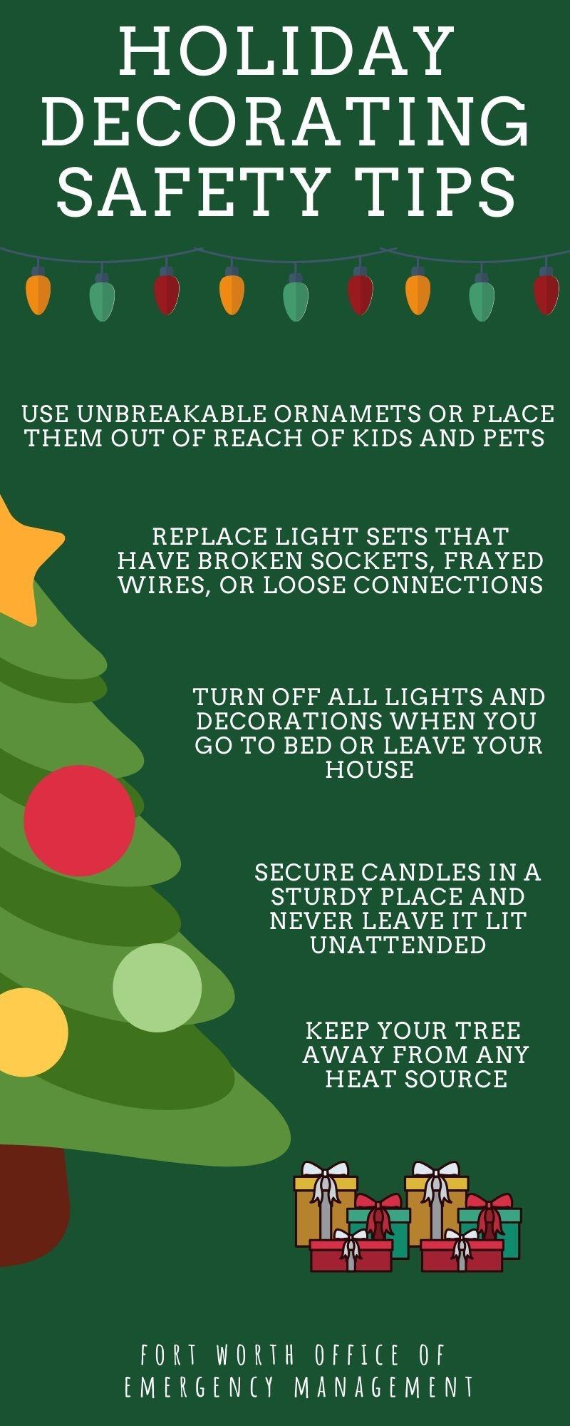 Holiday Decorating Safety Tips (Fort Worth Office of Emergency ...