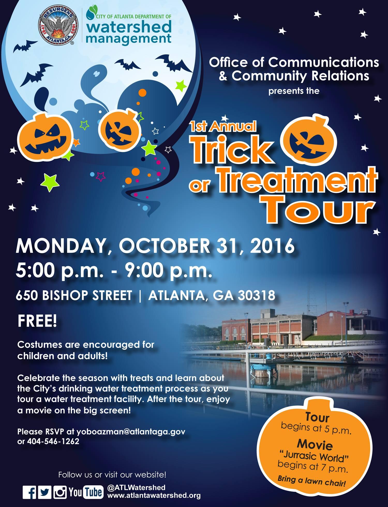 Join The Department Of Watershed Management For Trick Or