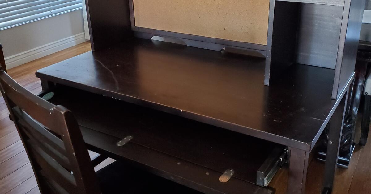 Two Costco students desks w/hutch and chair for 225 in Glendale, AZ