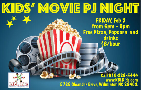 Feb 2 Kids Pj Movie Night This Friday At Kbl Kids Daycare Nextdoor