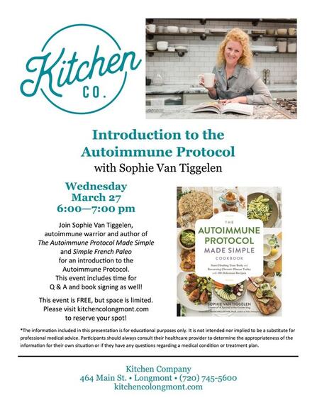 Mar 27 Introduction To The Autoimmune Protocol Diet Nextdoor