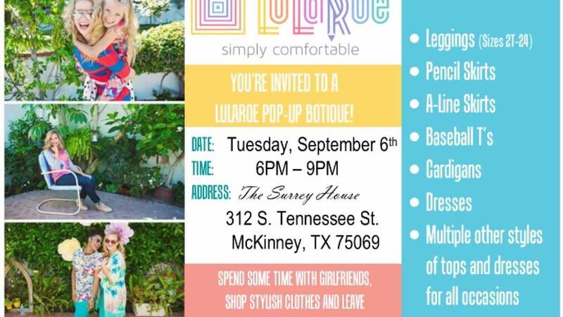 Sep 6 Lularoe At The Surrey House Nextdoor