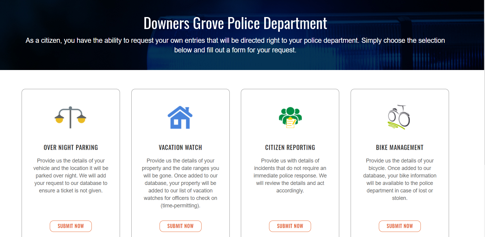 File A Police Report Online Village Of Downers Grove Mdash Nextdoor Nextdoor