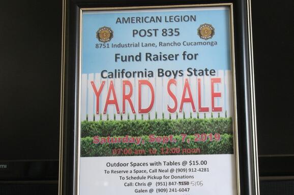 Sep 7 American Legion Post 835 Yard Sale Nextdoor