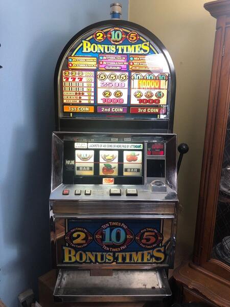 Bonus times slot machine for sale