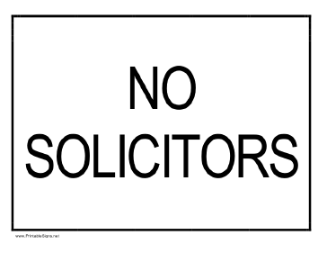texas and no soliciting signs for home