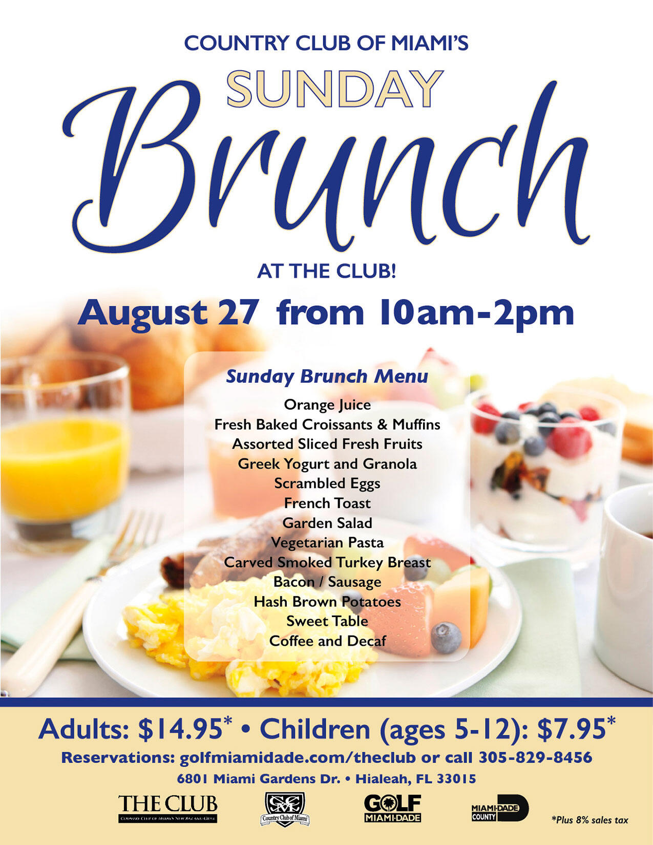 Sunday Brunch at Country Club of Miami (Miami-Dade County Government ...