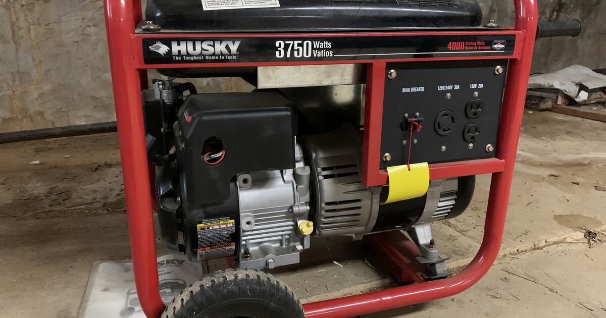 350 · Husky 3750 Watt Powered. Portable. Never been