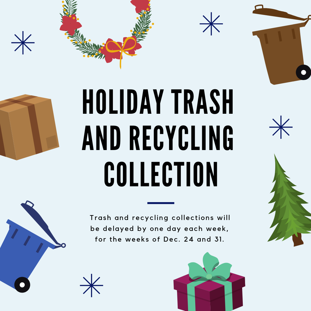 Holiday Trash & Recycling Schedule (City of Chesapeake) — Nextdoor
