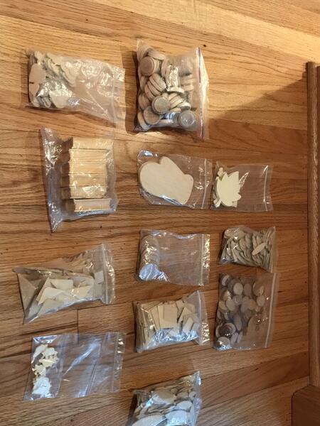 pre cut craft wood