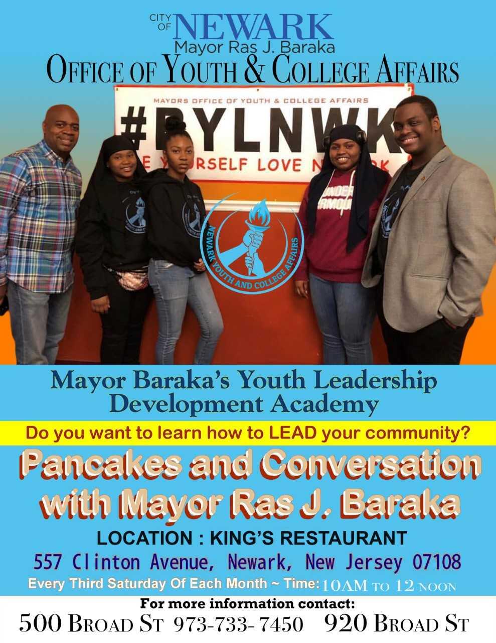 Mayor Ras J Baraka Youth Leadership Development Academy May 18 At