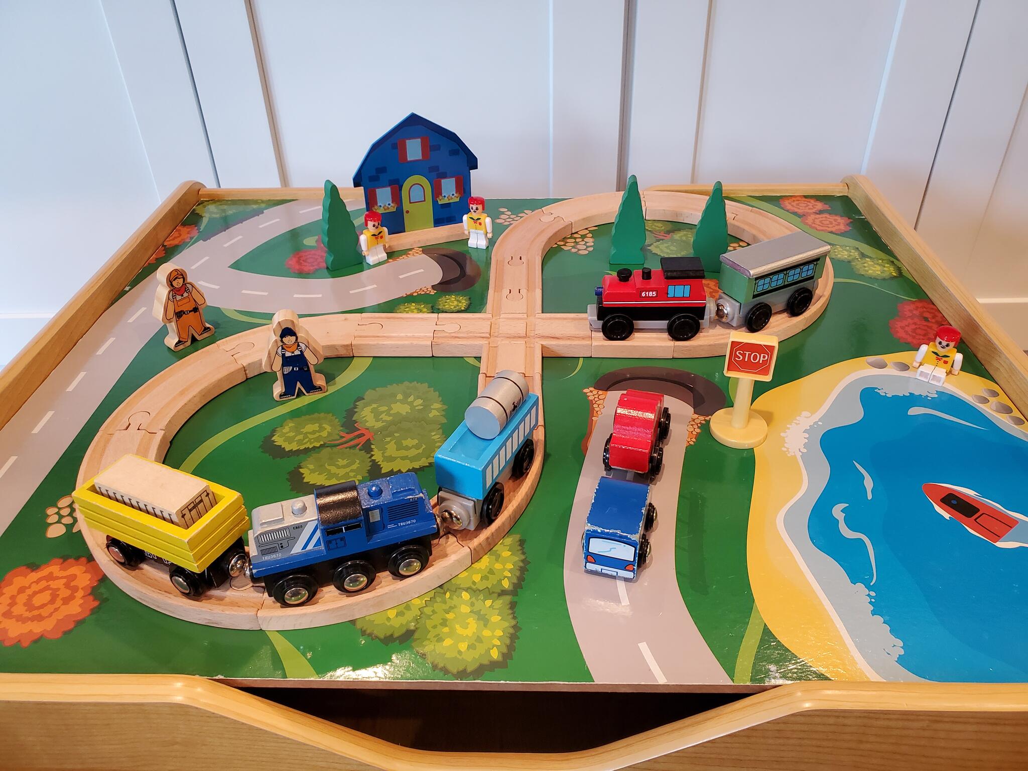 kidkraft lego and train table