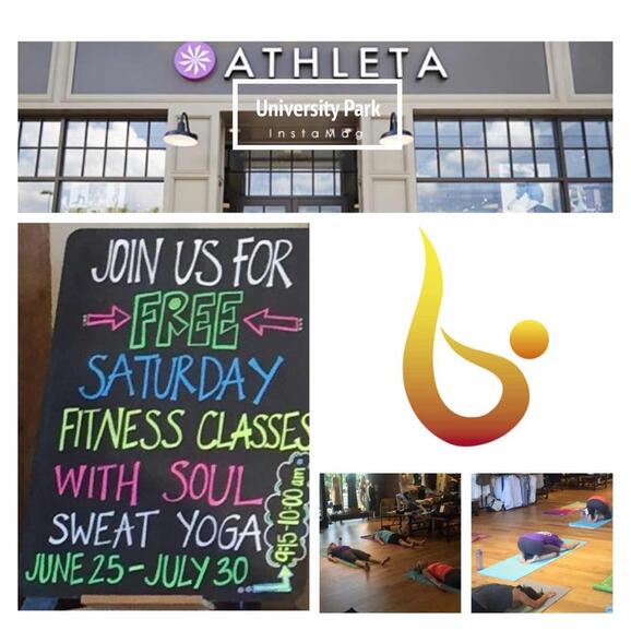 Jul 2 Free Yoga Class By Soul Sweat Hot Yoga At Athleta University Park Village Nextdoor