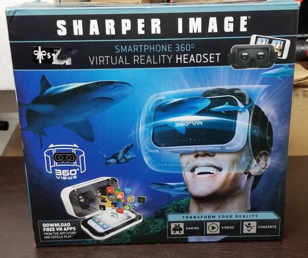 sharper image vr headset