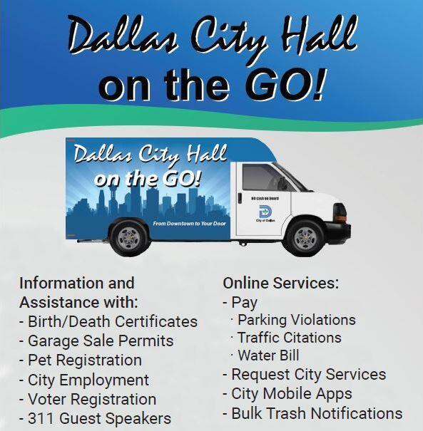 City Hall On The Go Today At Audelia Road Library Dallas Public