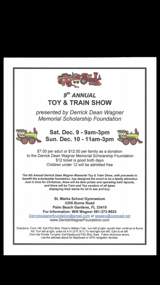 Dec 9 Toy And Train Show Scholarship Fundraiser Nextdoor