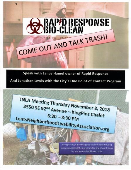 Nov 8 Lnla Monthly Meeting Nextdoor