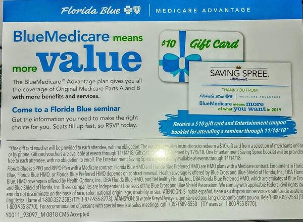 Florida Blue Medicare >> Nov 7 Florida Blue Medicare Advantage Seminar Nextdoor Florida Blue Medicare >> Nov 7 Florida Blue Medicare Advantage Seminar Nextdoor