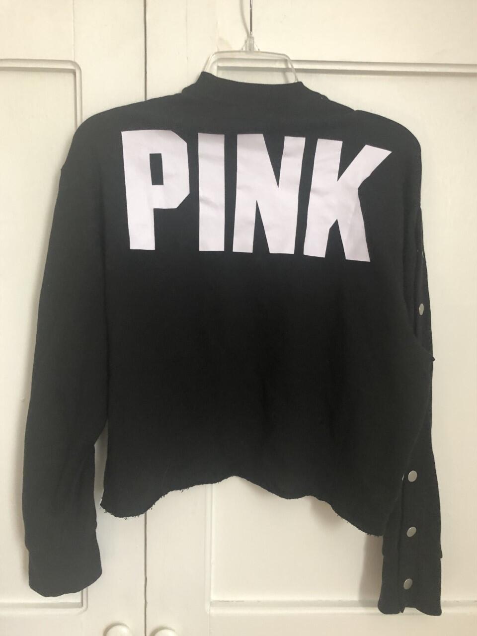 pink brand sweatshirt