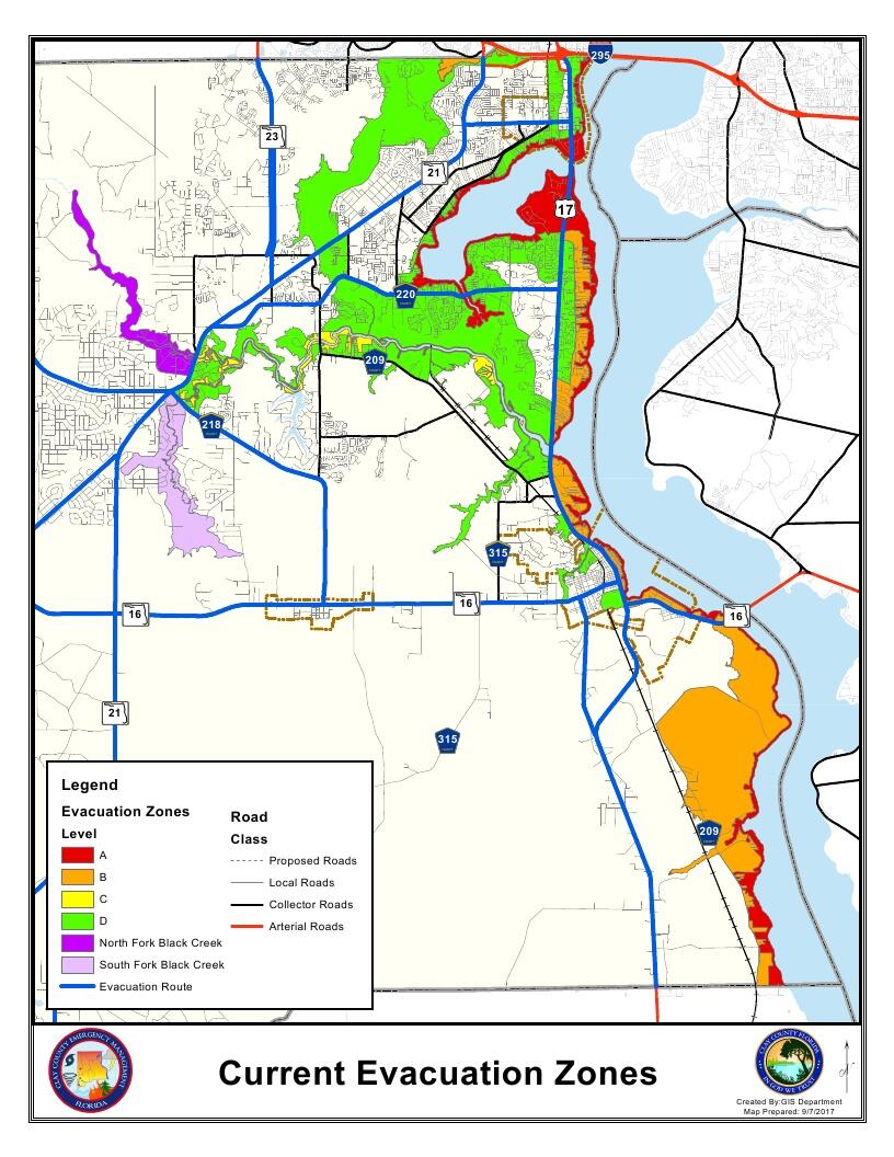 Clay county florida evacuation zones | Clay County Orders Evacuations ...