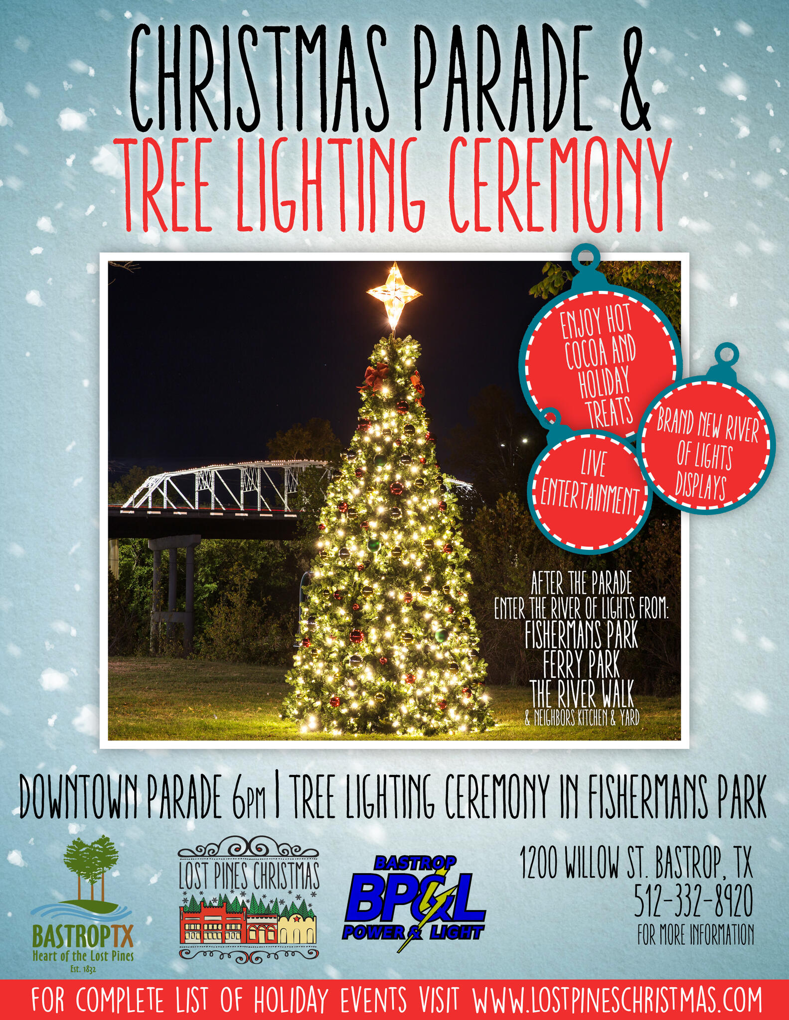 Bastrop 2022 Christmas Parade Tree Lighting (City Of Bastrop Public Works) &Mdash; Nextdoor — Nextdoor