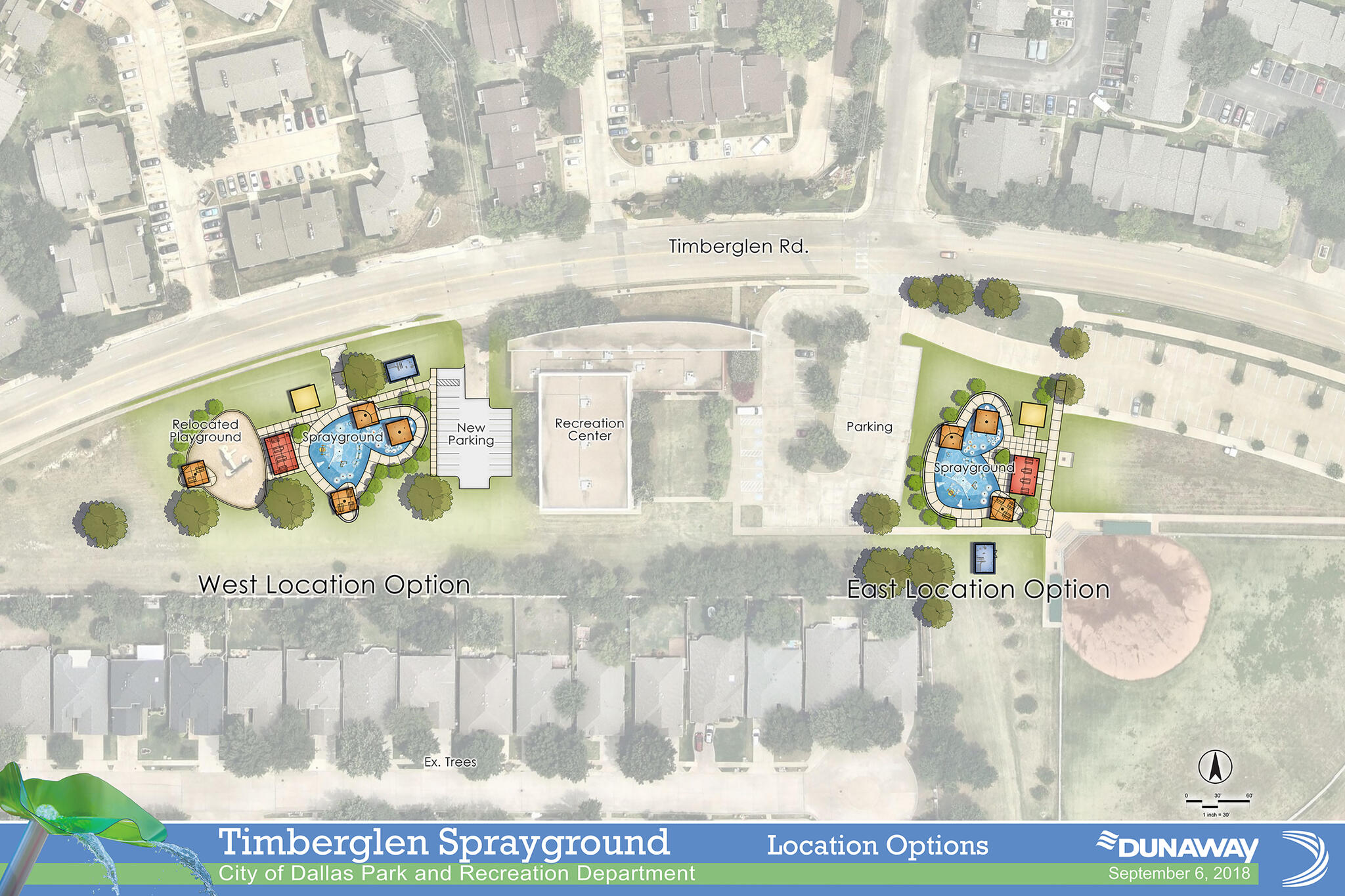 New Sprayground at Timberglen Rec. Center Vote on the location! (Dallas Park and Recreation