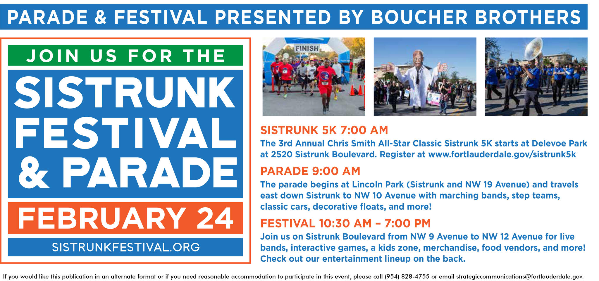 Sistrunk Parade and Festival on Saturday, February 24! (City of Fort