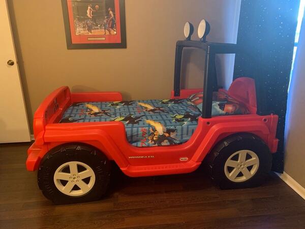 little tikes jeep bed