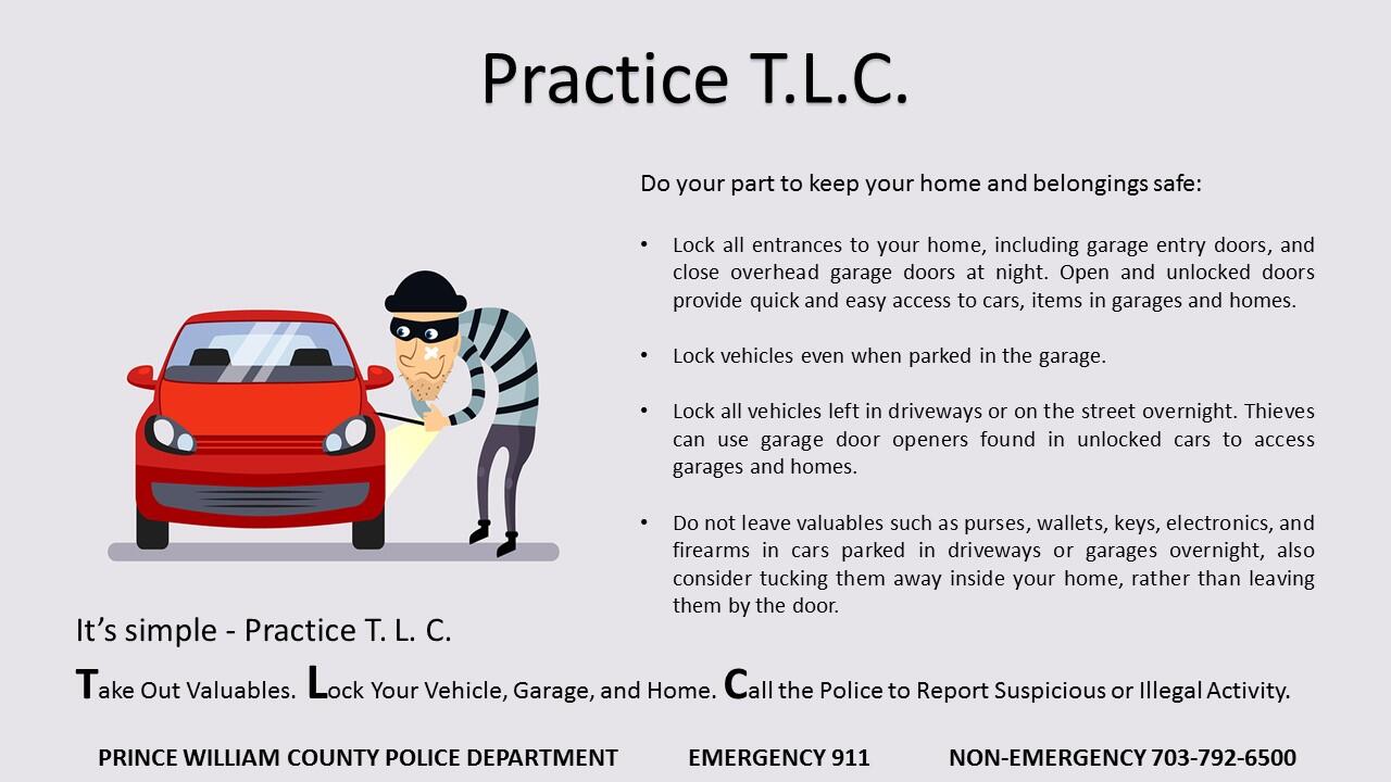 Practice T L C Protect Yourself From Larcenies From Auto