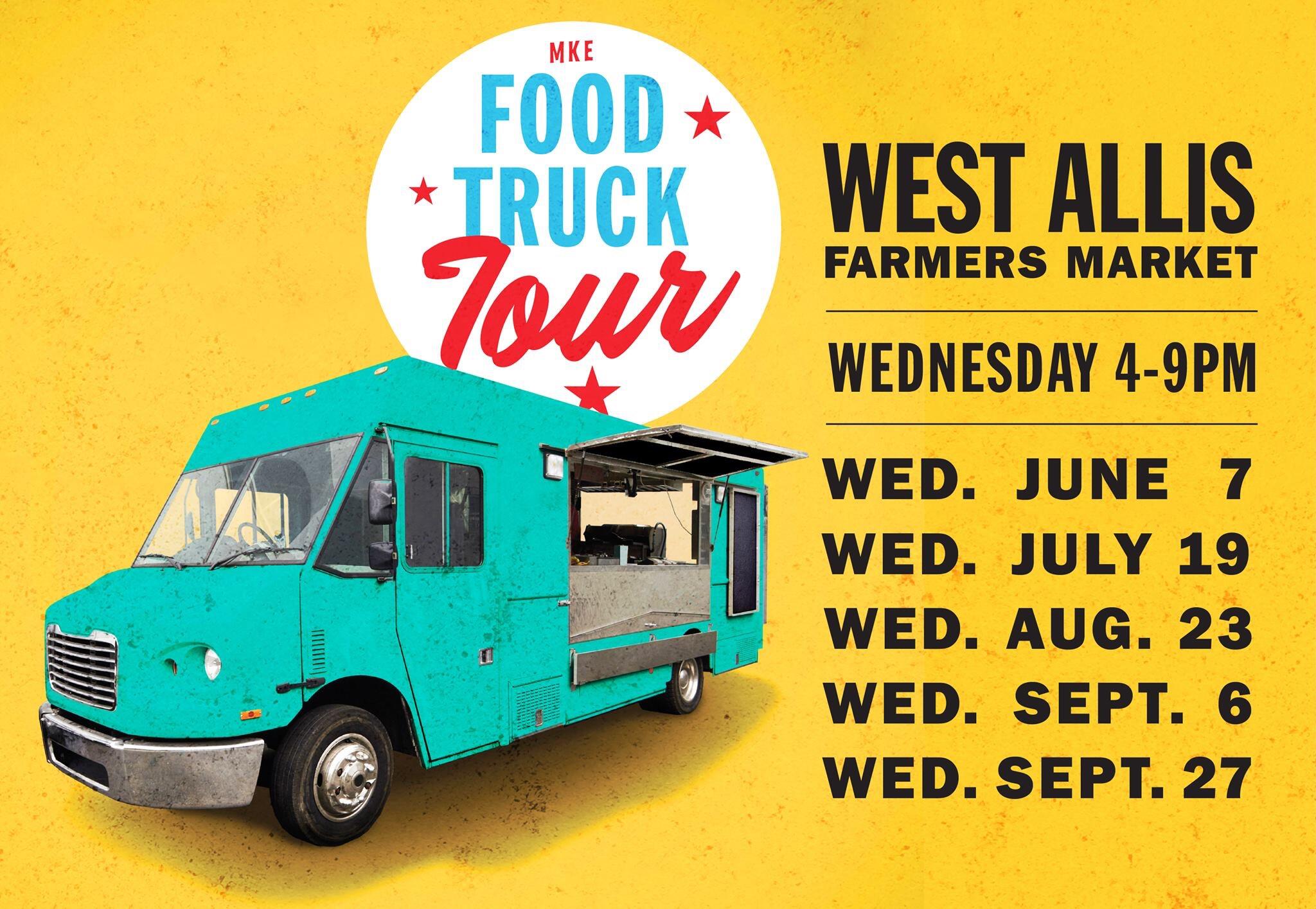 Traveling Food Truck Tour at West Allis Farmers Market Tonight (City of