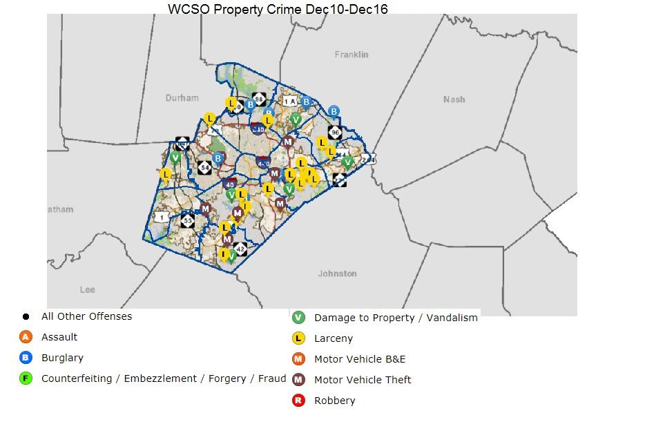 Wake County Property Crime Map Dec 10 16 Wake County Sheriff S Office Mdash Nextdoor Nextdoor