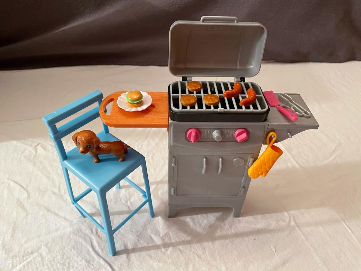 barbie bbq set