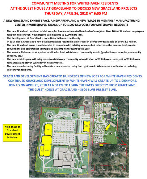 Apr 26 Community Meeting To Discuss New Graceland Projects